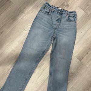 Abercrombie and Fitch The 90s straight Ultra High Rise